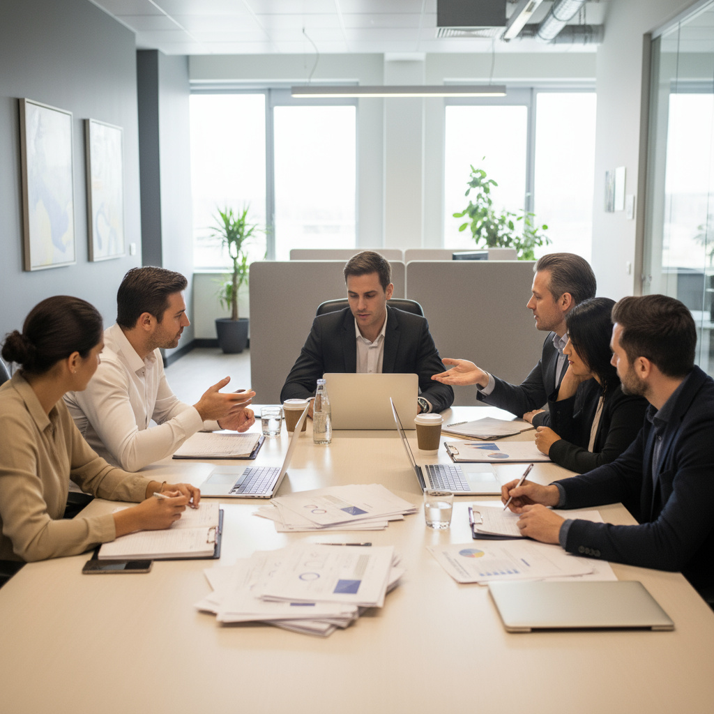 Professionelles Teammeeting
